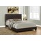 Monarch Specialties Bed, Queen Size, Platform, Bedroom, Frame, Upholstered, Pu Leather Look, Wood Legs, Brown I 5910Q - alternate 4